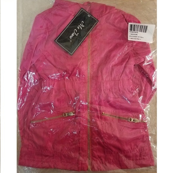 Me Jane Kids Girls Shinny Nylon Anorak Jacket Sz 4 - Picture 3 of 4